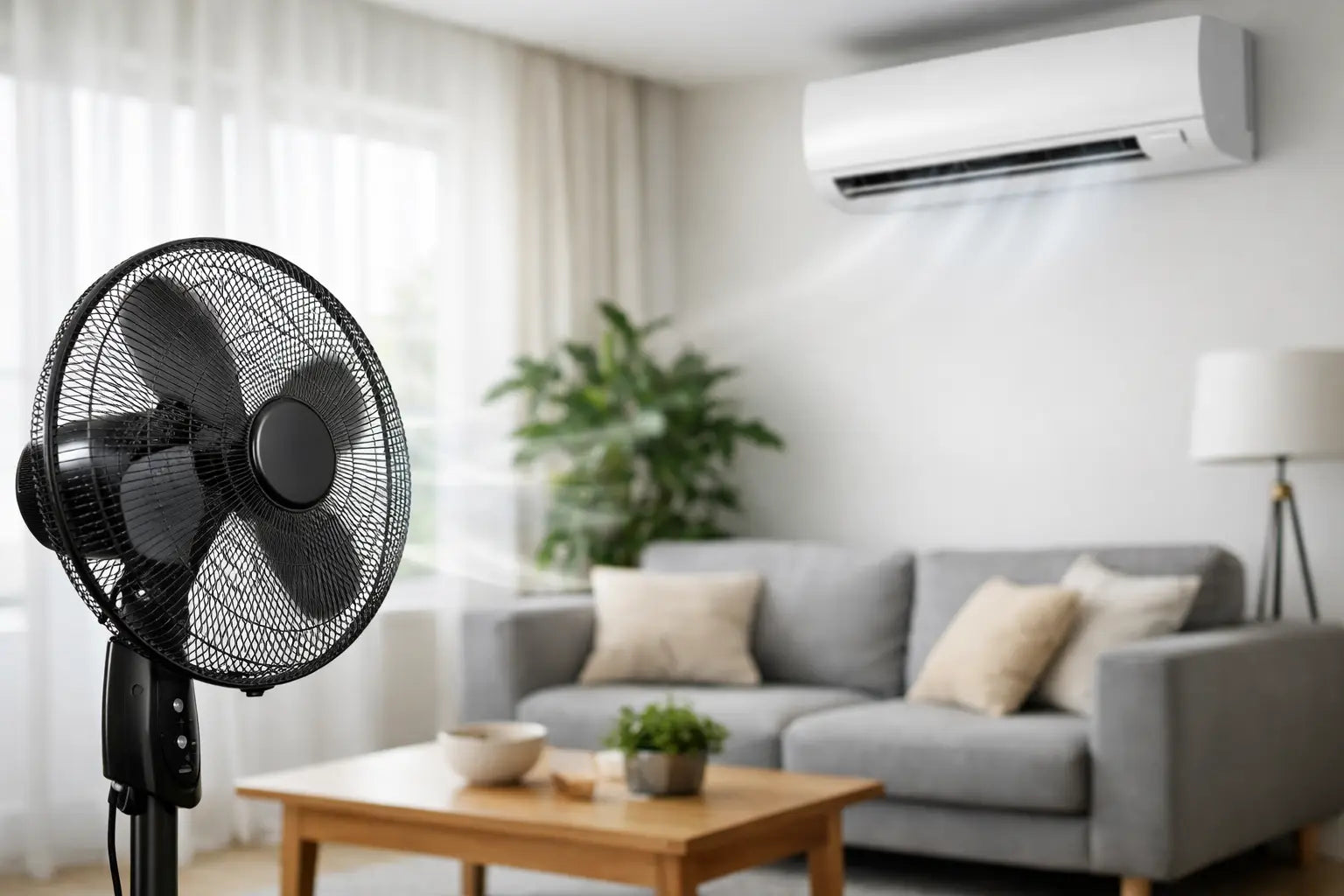 Ventilator of airco voor woonkamer kiezen?