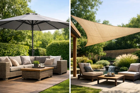 Parasol of schaduwdoek tuin? Zo kies je slim