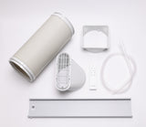 BukkitBow - Mobiele Airconditioner met Warmtepomp en Wi-Fi - Met Afvoerslang en Raamkit - 12.000 BTU (3.52 kW)