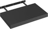 Zwevende wandplank – Blinde bevestiging – Wit of zwart – 25 tot 120 cm