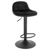 WOLTU 2PC Height-Adjustable Bar Stools with Footrest Backrest Pub Counter Height Bar Chair Office Kitchen Home Chair Decor