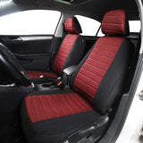2PCS Universal Car Seat Covers Polyester Seat Protector with Headrest Airbag Protective for Car