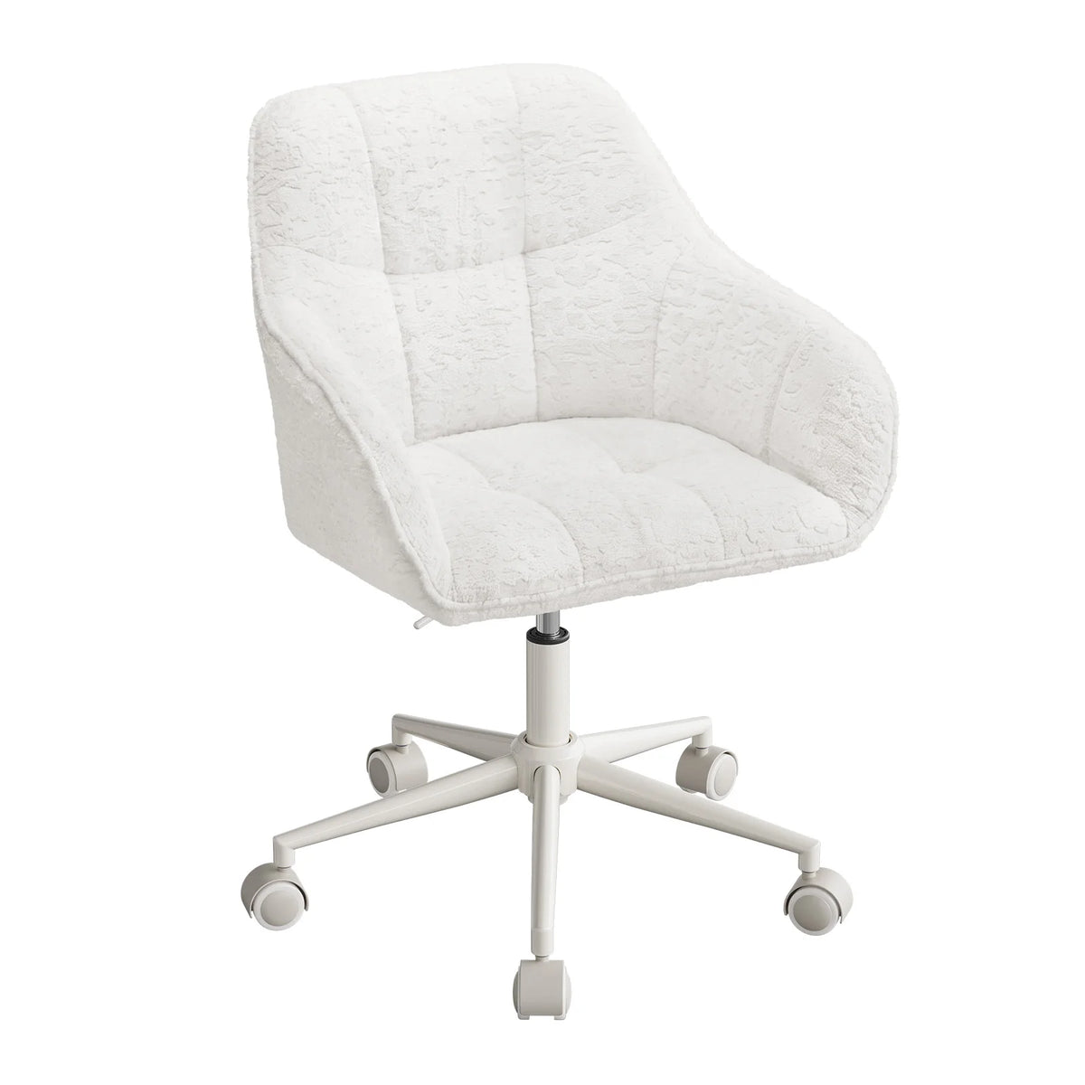 WOLTU Swivel Office Chair Chenille Makeup Chair Height Adjustable Ergonomic Gaming Chairs with High Back Desk Chair Liftable
