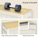 Coat Rack Wall Mounted Towel Rack with Shelf Clothes Rail with 10 Hooks for Bathroom Kitchen Home Storage Organizer 80x30x41cm