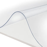Table Cover Transparent PVC Tablecloth Table Protector Rectangular Protective Film Waterproof Heat Resistant Washable