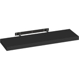 Floating Wall Shelf Wooden Hanging Shelf Decoration with Invisible Bracket Easy to Install Load 10 kg or Bedroom Living Room Office