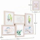 EUGAD 6PCS/SET Photo Frames Wooden Picture Frame Wall Decoration For Living Room Bedroom 10 X 15 cm