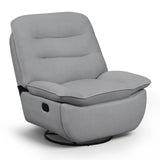 Draaibare relaxfauteuil – 360° draaibaar – Met voetensteun – 30° schommelfunctie