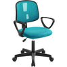 Kinderbureaustoel – Verstelbare zithoogte 38,5–50,5 cm – Meebewegende rugleuning – Mesh