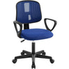 Kinderbureaustoel – Verstelbare zithoogte 38,5–50,5 cm – Meebewegende rugleuning – Mesh