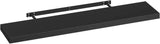 Zwevende wandplank – Blinde bevestiging – Wit of zwart – 25 tot 120 cm