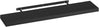 Zwevende wandplank – Blinde bevestiging – Wit of zwart – 25 tot 120 cm