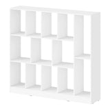 Vakkenkast – 13 vakken – 109 × 101 × 24 cm – Wit of zwart