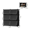 Modulaire schoenenkast – Transparante deurtjes – Zwart of wit – 60, 90 of 120 cm hoog