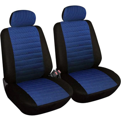 Autostoelhoezen voorstoelen van polyester, set van 2, universele pasvorm, geschikt voor auto’s, door BukkitBow