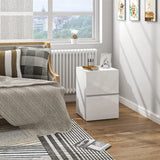 EUGAD Bedside Table Side Table with Large Storage Space Chest of Drawers Wooden Table for Bedroom Living Room