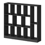Vakkenkast – 13 vakken – 109 × 101 × 24 cm – Wit of zwart