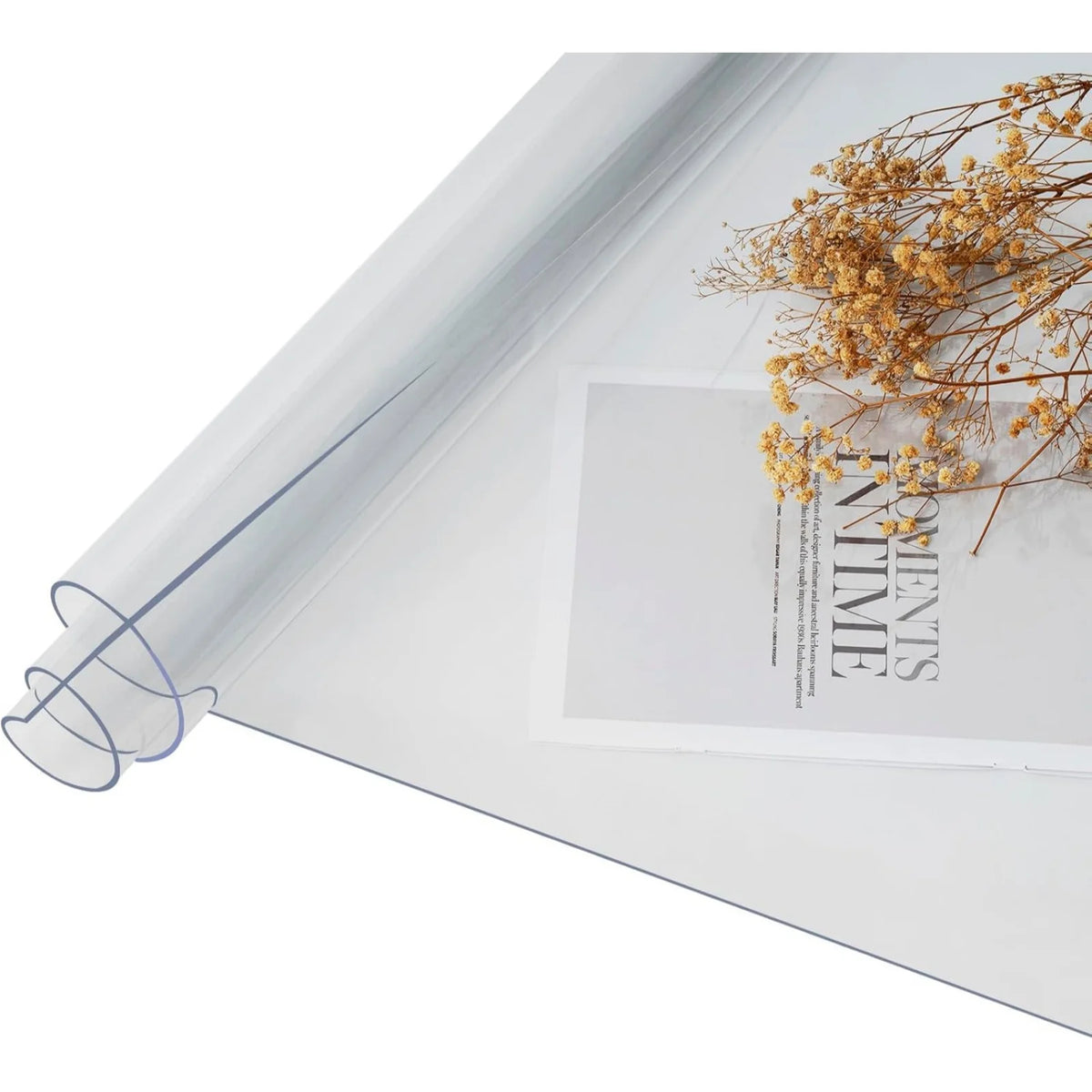 Table Cover Transparent PVC Tablecloth Table Protector Rectangular Protective Film Waterproof Heat Resistant Washable