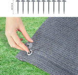 HDPE 280 g/m² Waterproof Picnic Blanket Camping Tarpaulin High Quality Picnic Mat with Eyelets Carrying Bag for Outdoor