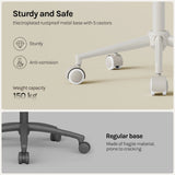 WOLTU Swivel Office Chair Chenille Makeup Chair Height Adjustable Ergonomic Gaming Chairs with High Back Desk Chair Liftable