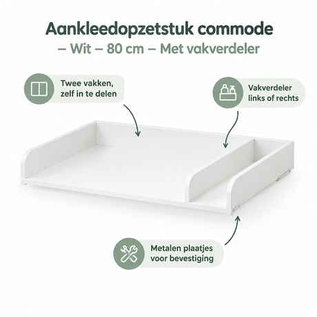 Belangrijkste voordelen en eigenschappen van aankleedopzetstuk commode