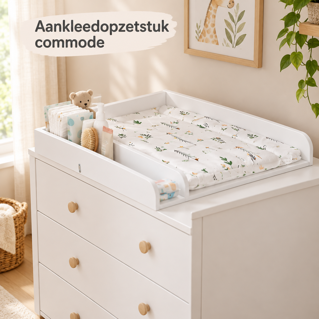aankleedopzetstuk commode in gebruik in een passende praktijksituatie