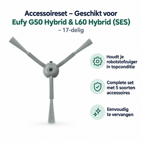 Belangrijkste voordelen en eigenschappen van accessoireset voor Eufy L60 Hybrid