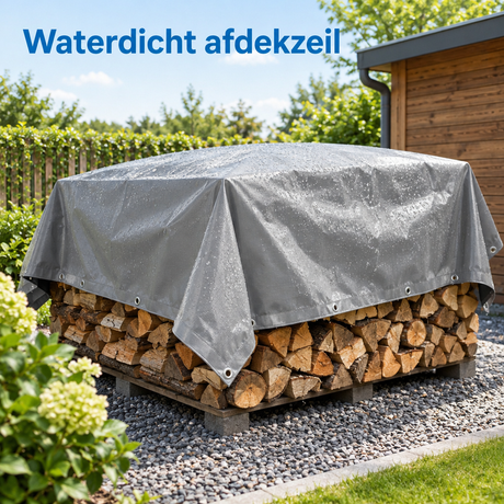 afdekzeil waterdicht in gebruik in een passende praktijksituatie