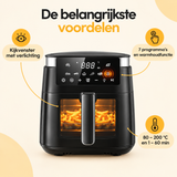Belangrijkste voordelen en eigenschappen van airfryer 5,5 liter