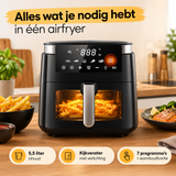 Praktische toepassing en keuzehulp voor airfryer 5,5 liter