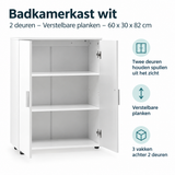 Belangrijkste voordelen en eigenschappen van badkamerkast wit