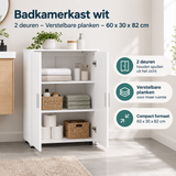 Praktische toepassing en keuzehulp voor badkamerkast wit