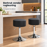 barkruk zonder rugleuning in gebruik in een passende praktijksituatie