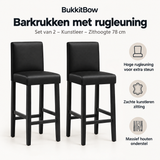 Belangrijkste voordelen en eigenschappen van barkrukken met rugleuning