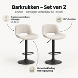Belangrijkste voordelen en eigenschappen van barkrukken set van 2