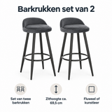Belangrijkste voordelen en eigenschappen van barkrukken set van 2