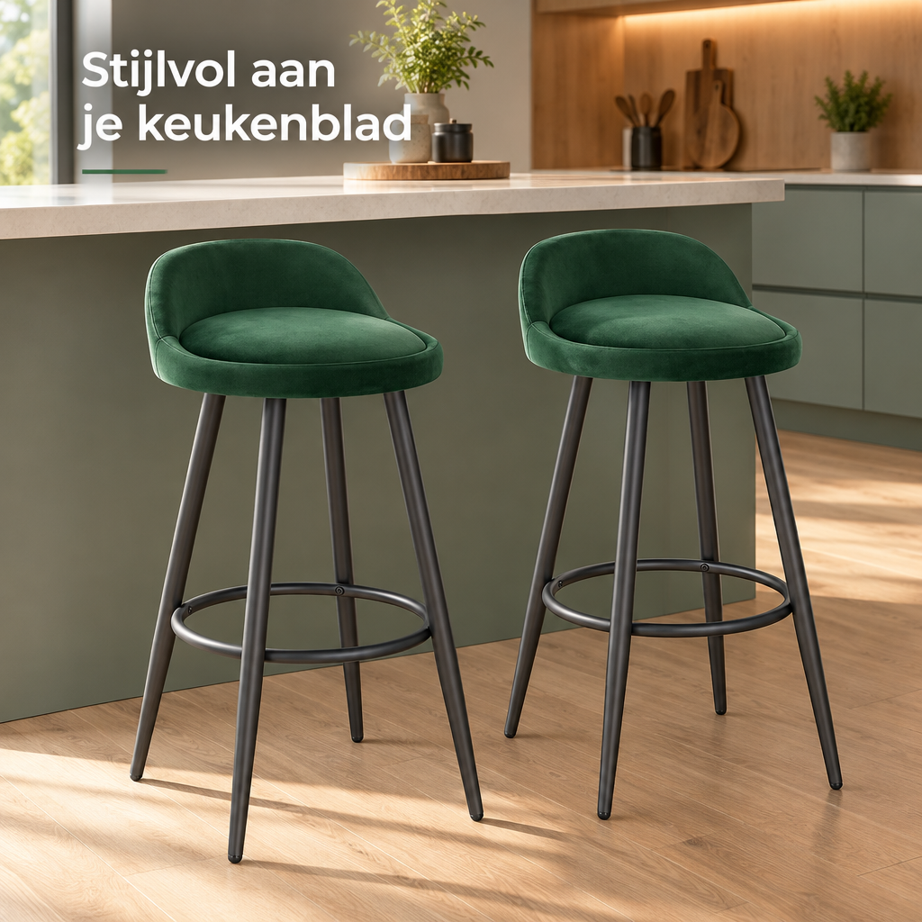 barkrukken set van 2 in gebruik in een passende praktijksituatie
