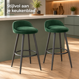 barkrukken set van 2 in gebruik in een passende praktijksituatie