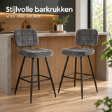 barkrukken set van 2 in gebruik in een passende praktijksituatie