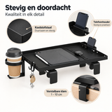 Detail van materiaal en afwerking van bedplank