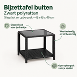 Belangrijkste voordelen en eigenschappen van bijzettafel buiten