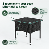 Belangrijkste voordelen en eigenschappen van bijzettafel buiten
