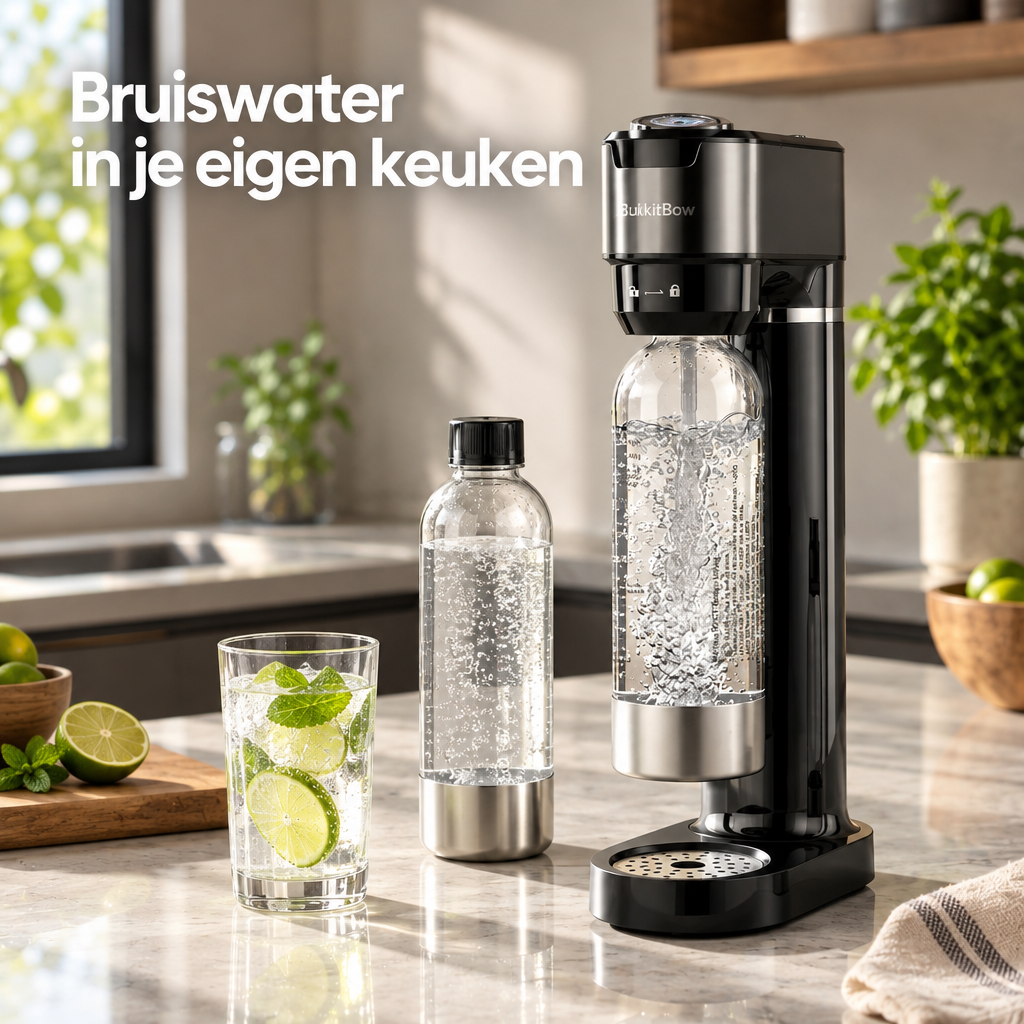 bruiswatermachine in gebruik in een passende praktijksituatie