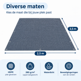 Afmetingen en productspecificaties van buitenkleed