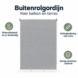 Belangrijkste voordelen en eigenschappen van buitenrolgordijn