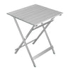 BukkitBow aluminium inklapbare campingtafel, lichtgewicht en duurzaam design, 50,5x46,5x60cm, geschikt voor kamperen en outdoor gebruik.