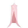 BukkitBow baby/kinder klamboe in grijs, roze en wit, 230 cm hoog en 60 cm diameter, lichte stof van 85 g/m².