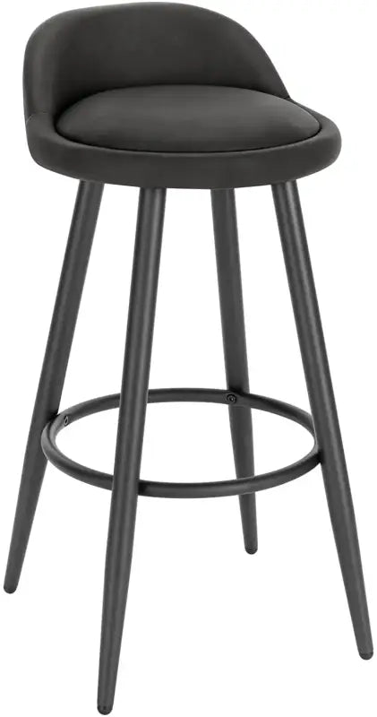 BukkitBow barkruk met fluweel of leder bekleding, metalen poten, stabiel en duurzaam, 120 kg draagvermogen, modern ontwerp