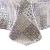 BukkitBow bedsprei met patchwork patroon, dik gewatteerd, zacht en duurzaam, in diverse maten en kleuren, geschikt voor bed.