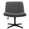 BukkitBow bureaustoel met hoogteverstelling, brede zitting en fluwelen of corduroy bekleding, comfortabel en stijlvol voor kantoor.